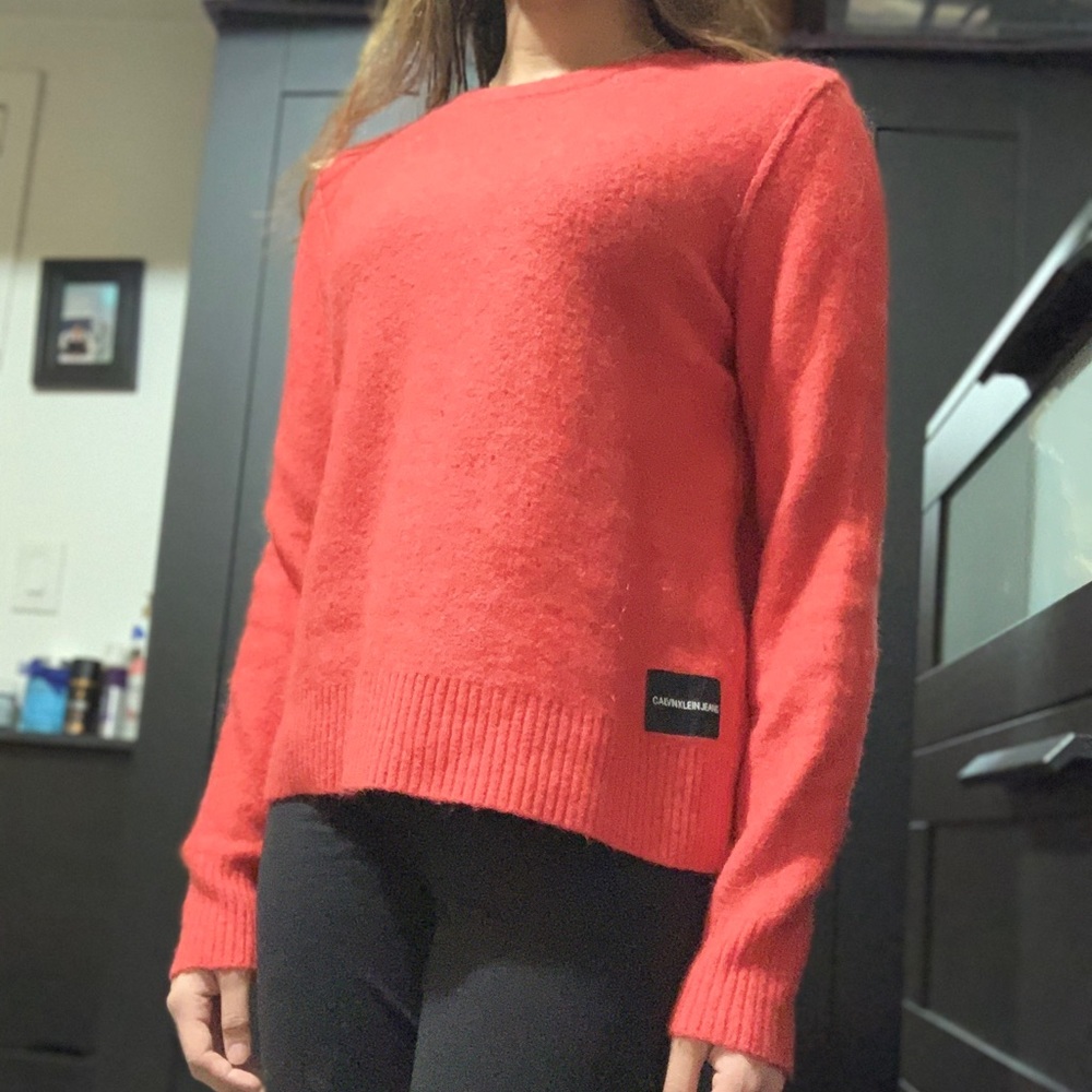 Orange Sweater